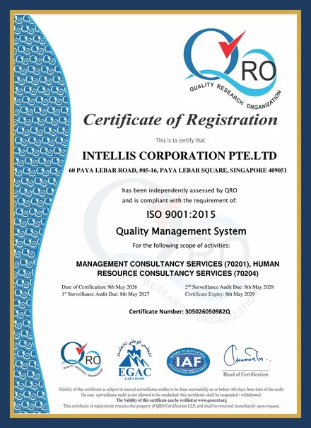 ISO 9001:2015 — Singapore